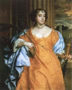 Sir Peter Lely barbara villiers,duchess of cheveland as st.catherine of alexandria oil painting